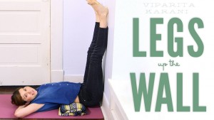 adriene legs up the wall image